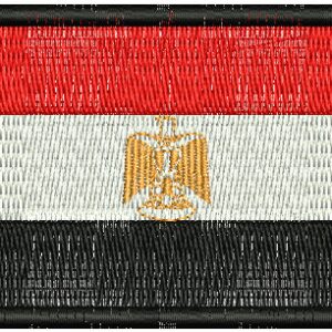 Egypt Flag Embroidery Design