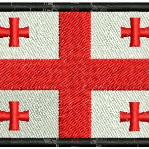 Georgia Flag Embroidery Design