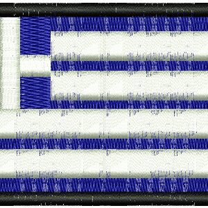 Greece Flag Embroidery Design