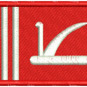 Jammu Flag Embroidery Design